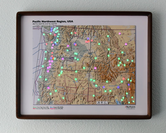 SkyAware 14" Pacific Northwest METAR Weather Frame